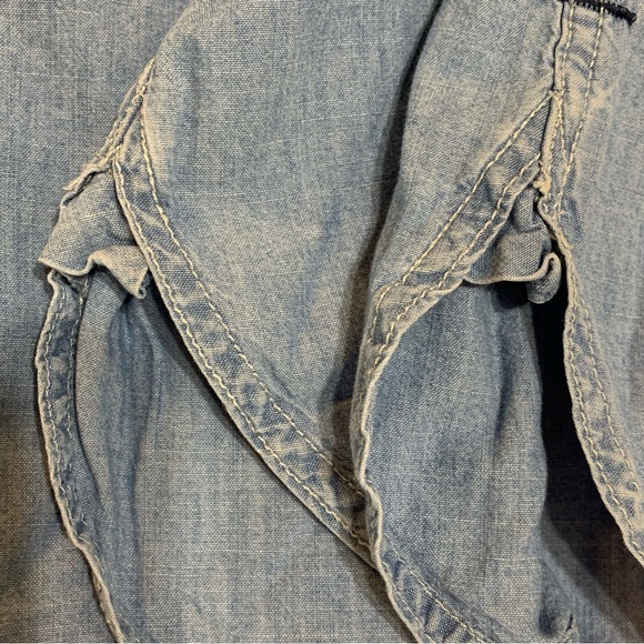 J Crew Denim Chambray Tunic Top - Picture 5 of 7